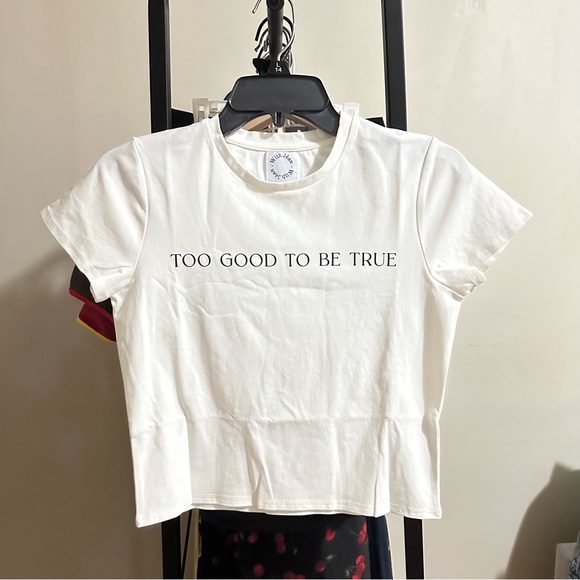 With Jean too good to be true tee size S - Picture 5 of 10